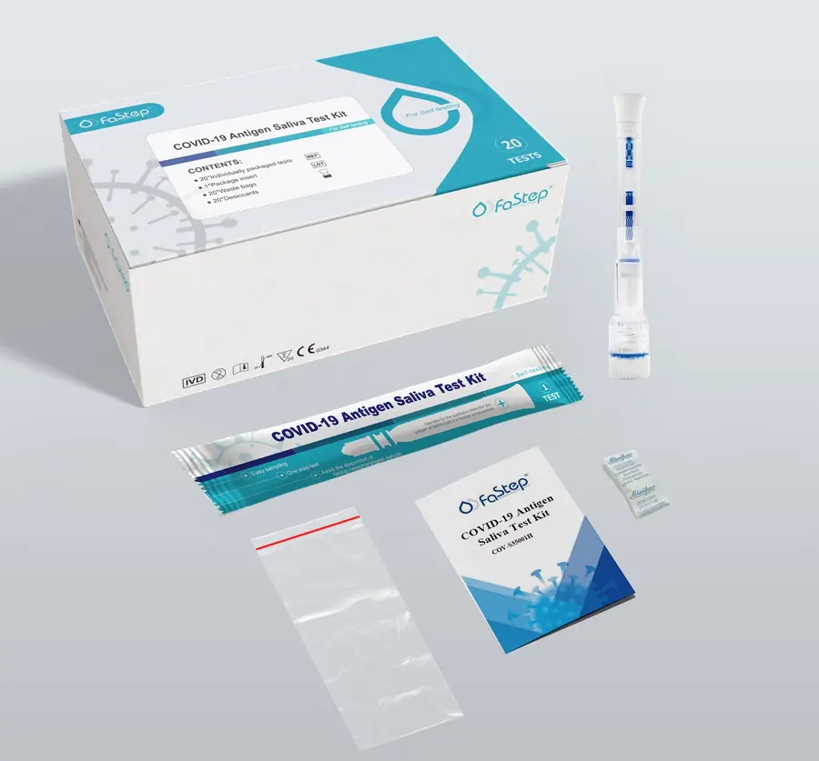 Fastep COVID-19 Antigen Saliva Test Kit (20 Tests)