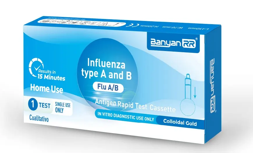 BanyanRR Influenza Type A and B (Flu A/B) Antigen Rapid Test Cassette